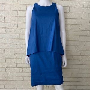 Antoni Melani beautiful blue dress.